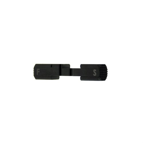 Verbessere deine Steyr AUG® mit dem SBF Safety Selector Switch! Ergonomische, abgerundete Kanten, Aluminium für Haltbarkeit und klare Fire/Safe-Anzeigen.