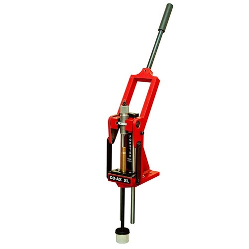 Die CO-AX XL Presse von Forster bietet dir höchste Präzision, schnelle Wechsel der 1" 1/4" und 7/8" Dies sowie eine unschlagbare Stabilität durch Stahlkonstruktion.