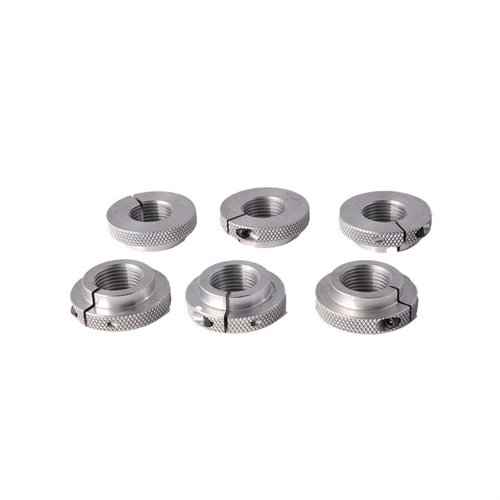 Die CO-AX XL Adapter Lock Rings von Forster bieten dir eine sichere Verbindung für deine Co-Ax XL Presse, erhältlich im praktischen 6er-Pack.
