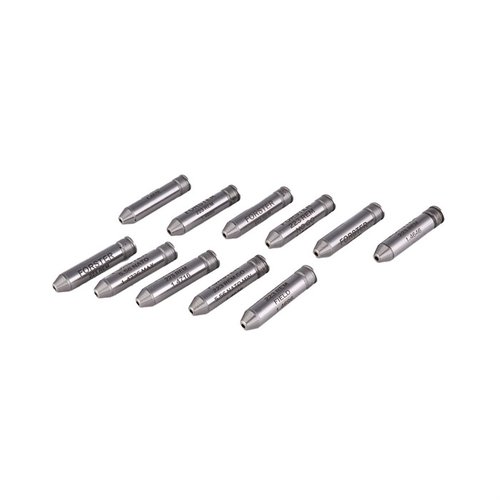 Das Forster .223 Headspace Gauge 11-Piece Set bietet präzise Messungen mit 11 verschiedenen Gauges für optimale Sicherheit und Leistung deiner .223 Remington.