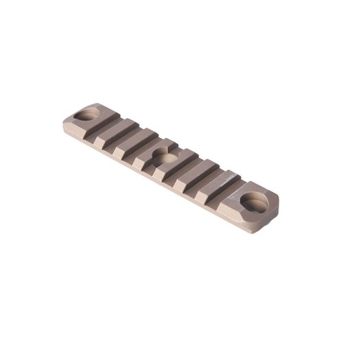 Die HK SMR Zubehörschiene von Geissele bietet dir eine robuste, milspec-anodisierte Aluminiumkonstruktion mit 3 oder 7 Slots für vielseitige Zubehörmontage.