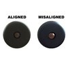 Der Geissele Suppressor Alignment Gage ermöglicht präzise Ausrichtung deines Suppressors zur Laufachse, gefertigt aus gehärtetem Stahl für Langlebigkeit und Genauigkeit.