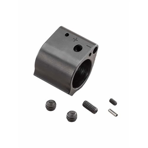 Verbessere deine AR-15 mit unserem verstellbaren Gasblock (.750 Durchmesser), der aus langlebigem 4140 Stahl gefertigt ist und das Gewicht nicht erhöht.