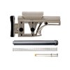 Das MBA-1 Buttstock-Set bietet ein leichtes, anpassbares Design mit verstellbarer Länge und Wangenhöhe, komplett mit A2 Verlängerung, Buffer und Feder.