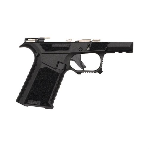 Der SCT 43X Sub Compact Rahmen ist komplett montiert, ergonomisch gestaltet und kompatibel mit Glock® 43X & 48, ideal für schnelle Anpassungen und beste Kontrolle.
