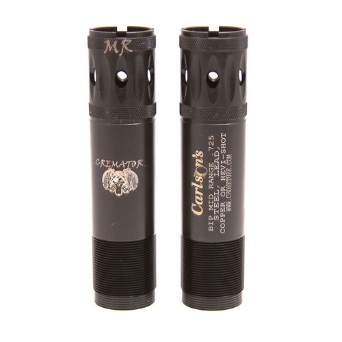 Die Carlson’s Cremator® Choke Tubes mit Triple Shot Technology (TST) bieten eine sanfte Übergangszone für weniger Deformation der Schrotkugeln und dichtere Muster.
