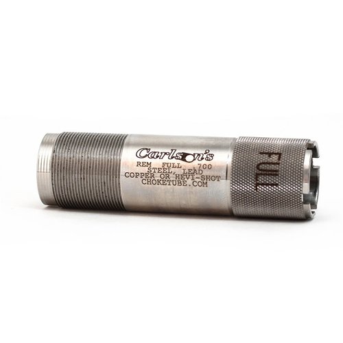 Die REM-CHOKE 12 GAUGE Choke Tubes bieten enge, gleichmäßige Muster und reduzieren Schrotdeformation. Schneller Wechsel zwischen Stationen dank des äußeren, geriffelten Rings.