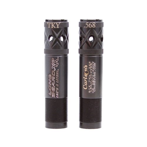 Der Carlson’s Long Beard Turkey Choke bietet optimale Muster mit Winchester Long Beard Munition, 10% mehr Durchdringung und extrem enge, langstrecken Muster.