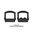 SENTINEL II 1x20 mm Rot 3 MOA-Punkt Blackout hinteres Mikro-Visier