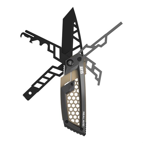 Das AR-15 Gun Tool Edge bietet dir eine scharfe 2,6" Tanto-Klinge, 12 Scraper und mehr – perfekt für maximale Funktionalität und Zuverlässigkeit im Einsatz.