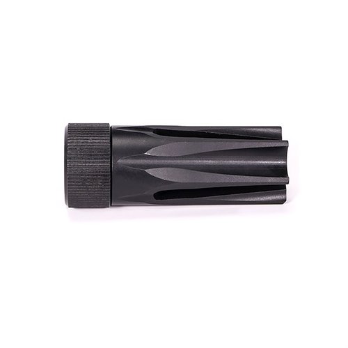 Der MUZZLOK® 7.62X39MM Luger Flash Hider ermöglicht eine einfache Installation ohne Crush Washer, ist im Feld schnell abnehmbar und lässt sich problemlos einstellen.