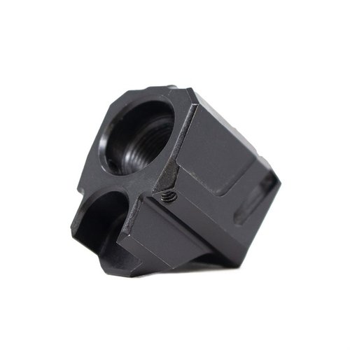 Verbessere deine Schussgenauigkeit mit dem EXOS-524 Kompensator von Faxon Firearms, der Mündungsklappen und Rückstoß reduziert und die Zuverlässigkeit erhöht.