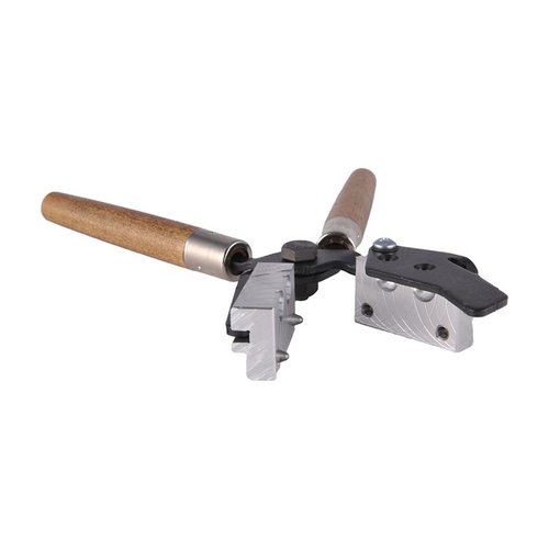 Die LEE Round Ball Moulds bieten eine tangentiale Schnittführung, die den störenden Nib am Sprue eliminiert. Griff und Sprue-Platte sind enthalten.