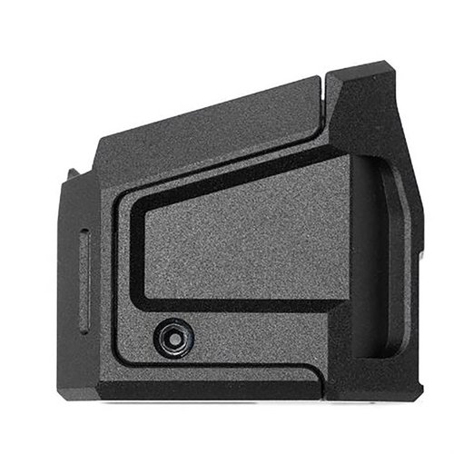 Das Strike Industries Aluminium Extended Magazine Plate für SIG SAUER P320 bietet +5 Runden, einfache Installation und ein schlankes Design aus 6061-T6 Aluminium.