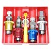 Das Lee Handgun Breech Lock Carbide 4-Dies Set bietet alles, was du für die .45 Colt benötigst: Full Length Sizing Die, Bullet Seating Die und mehr!