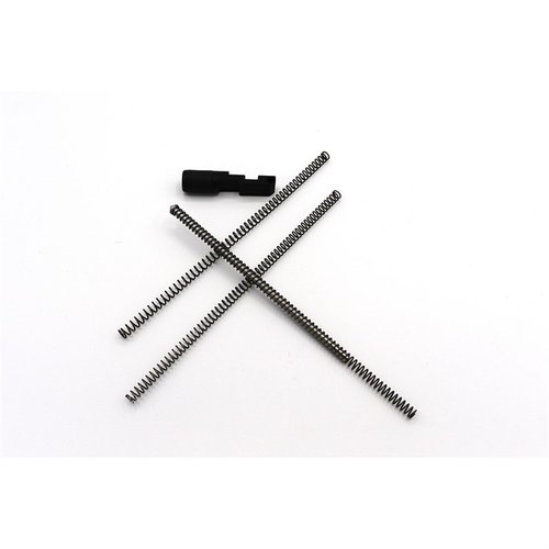 Dieses Upgrade-Kit für deine 10/22 bietet einen komfortablen Bolt Handle, einen super slick Guide Rod und austauschbare Tuning Springs für optimale Rückstoßanpassung.