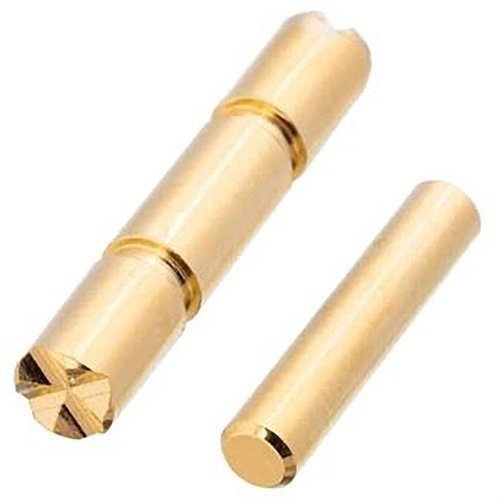 Entdecke die verbesserten Takedown Pins von Tyrant CNC für Glock 43X/48, aus Edelstahl mit optimierter Geometrie und in edlen Farben wie Gold oder Schwarzchrom!