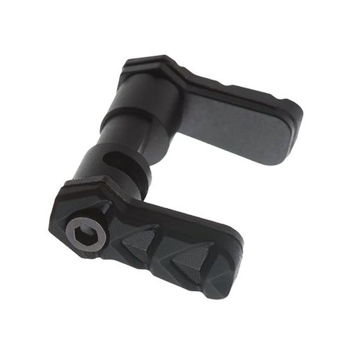 Der NEXGEN 45/90 Ambidextrous Safety Selector für AR-15 bietet konfigurierbare Wurfoptionen, griffige Gummioberfläche und ist ideal für Links- und Rechtshänder.