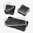 DAKA BINS 3er-Pack: eine 2x4 und zwei 2x2, schwarz