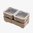 DAKA BINS 3er-Pack – ein 2x4 und zwei 2x2, FDE