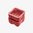 DAKA 2x2 Behälter 3.6" x 3.6" x 1.8" Rot, 2er-Pack