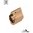 AR-15 SOLID SS einstellbarer Gasblock .875" TAN