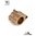 AR-15 SOLID SS verstellbarer Gasblock .936" TAN