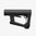 DT-PR klappbarer MIL-SPEC Carbine-Schaft für AR-15, schwarz