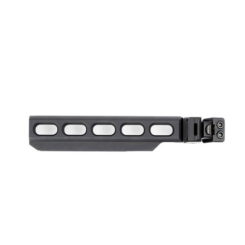 Der B.R.E. ist ein leichter, 6-stufig verstellbarer Bufferless Receiver Extension mit abnehmbarem Picatinny-Faltadapter, perfekt für AR-15 Stocks.