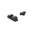 Geriffelter Visiersatz für Glock G1–G4 (9 mm), Glock 10 mm und .45 ACP