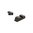 Geriffelter Visiersatz für Glock G1–G4 (9 mm), Glock 10 mm und .45 ACP