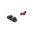 Visiersatz, rote Faseroptik, für GLOCK 9 mm G1–4/G5, 10 mm, .45 ACP