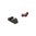 Visiersatz mit Fiber-Optik für GLOCK 42, 43, 43X, 48, schwarz