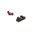 Visiersatz mit Fiber-Optik für GLOCK 42, 43, 43X, 48, schwarz