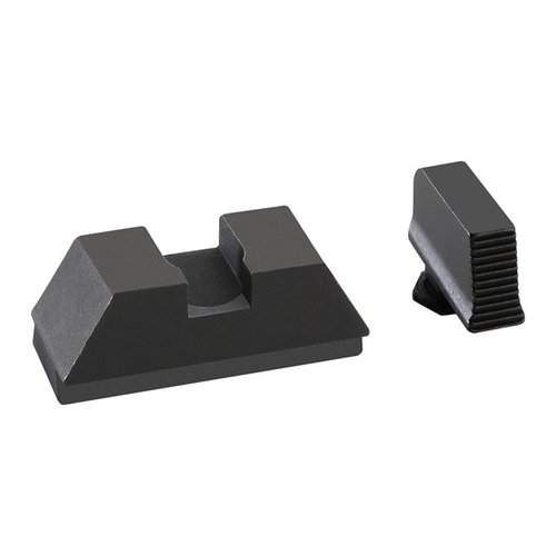 Die AMERIGLO® 2L Tall Optic Compatible Sights bieten eine präzise, erhöhte Co-Witness Sicht für Glock®-Modelle und zuverlässige Backup-Sights.
