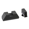 2L Optic Comp Zielvorrichtungen – vorderes Korn geriffelt .240"F / hintere Kimme .315"R für Glock