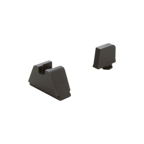 Die 3XL TALL OPTIC COMPATIBLE SERRATED SIGHT SET für Glock® bietet präzise Sicht mit Co-Witness für Red Dot Optiken und zuverlässige Backup-Sights.