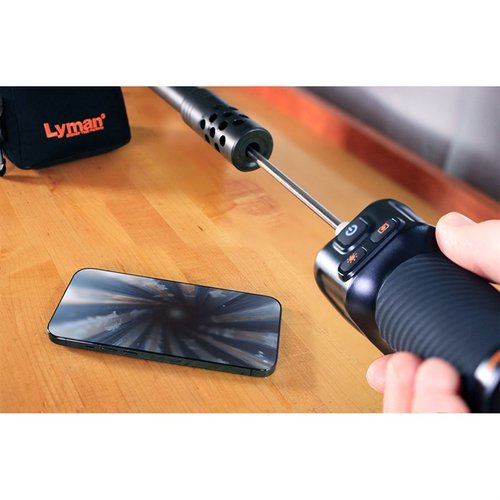 Die BORECAM PRO 2.0 bietet kabellose WiFi-Bildübertragung, 1920 x 1080 Auflösung, passt in 22er und größere Läufe und ermöglicht Fotos und Videos.