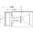 R2 Flash Hider, 1/2-28 Gewinde, quadratische Schulter, schwarz nitriert