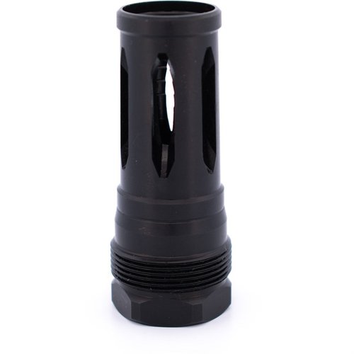 Der R2 Flash Hider bietet eine perfekte Passform für Plan B-Montagen, hat eine langlebige Black Nitride-Beschichtung und sorgt für eine enge Abdichtung.