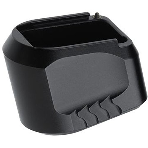 Die +5 Magazinverlängerung für S&W M&P 1.0/2.0 bietet eine sichere Montage, verbesserte Griffigkeit mit genoppten Seiten und ist aus robustem 6061 Aluminium gefertigt.
