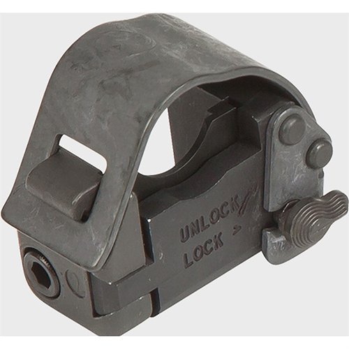 Die M203 QD MOUNTING BRACKET von LMT DEFENSE bietet eine schnelle Abnehm-Montage für M203 und ersetzt die traditionellen Drahtbinder. Kompatibel mit 14,5" und 16" Läufen.
