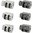ALPHA TANK BRAKE - Schwarznitriert - 1/2X28-9MM