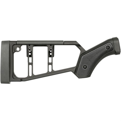 Der SHOTGUN STOCK für Remington 870 bietet eine verstellbare Polymer-Wangenauflage, reduziert Rückstoß und ist für Links- und Rechtshänder geeignet.