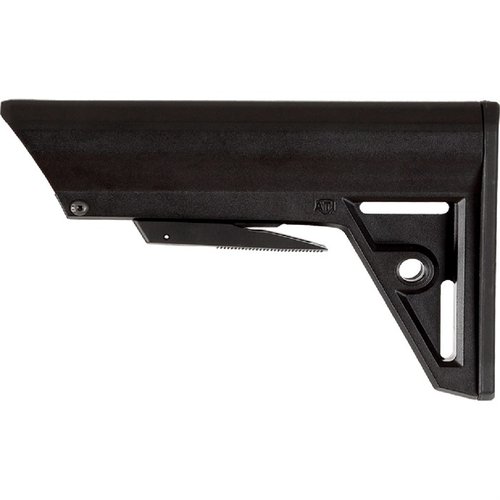 Der TACTLITE GEN2 AR-15/AR-10 Mil-Spec Buttstock ist leicht, verstellbar und bietet eine sichere Anpassung ohne Spiel. Wetterfest und mit Dual QD Sling-Anschlüssen.