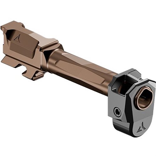 Die AFTERBURNER + RAMJET Kombination für die Glock 43X bietet außergewöhnliche Rückstoßreduzierung und Präzision, einfach zu installieren und zu reinigen.