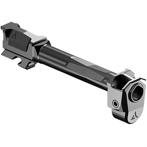 Das AFTERBURNER + RAMJET Set für Glock 48 bietet außergewöhnliche Rückstoßreduzierung und Präzision, einfach zu installieren und zu reinigen dank INTRA-LOK®.