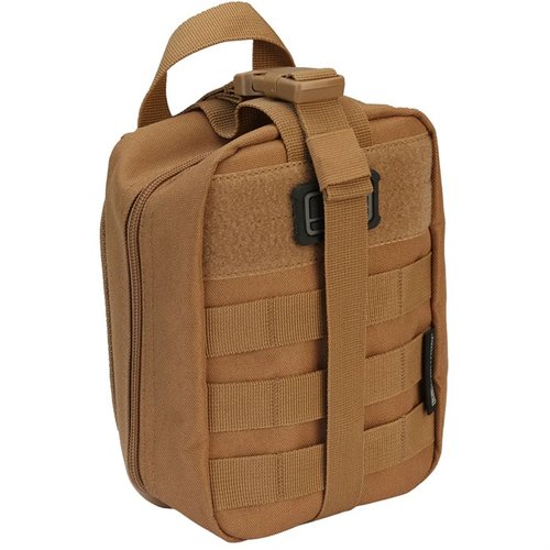 Bleib für jede Situation vorbereitet mit dem robusten Tactical First Aid Pouch aus strapazierfähigem Polyester, der sich sicher an MOLLE-Gear befestigen lässt.