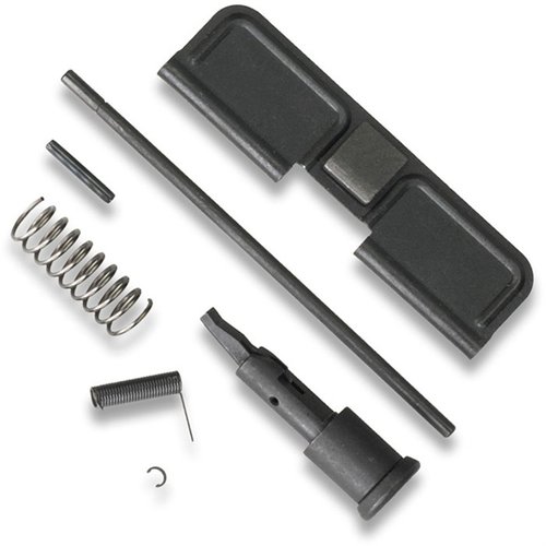Das AR-15 UPPER COMPLETION KIT von KAK INDUSTRY LLC. enthält alles, was du für die Montage eines AR-15 Upper Receivers benötigst, inklusive Forward Assist und Ejection Port Teile.