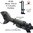 AR-15 G2 Hard Charger hinterer Seitenladegriff, klappbar
